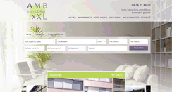 Desktop Screenshot of amb-immobilier.fr