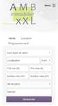 Mobile Screenshot of amb-immobilier.fr
